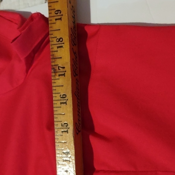 New York & Company Red Button Up Blouse - Picture 5 of 9